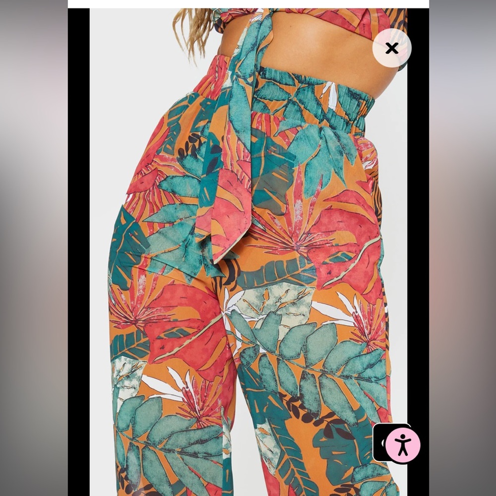 Pretty Little Thing wide leg pant